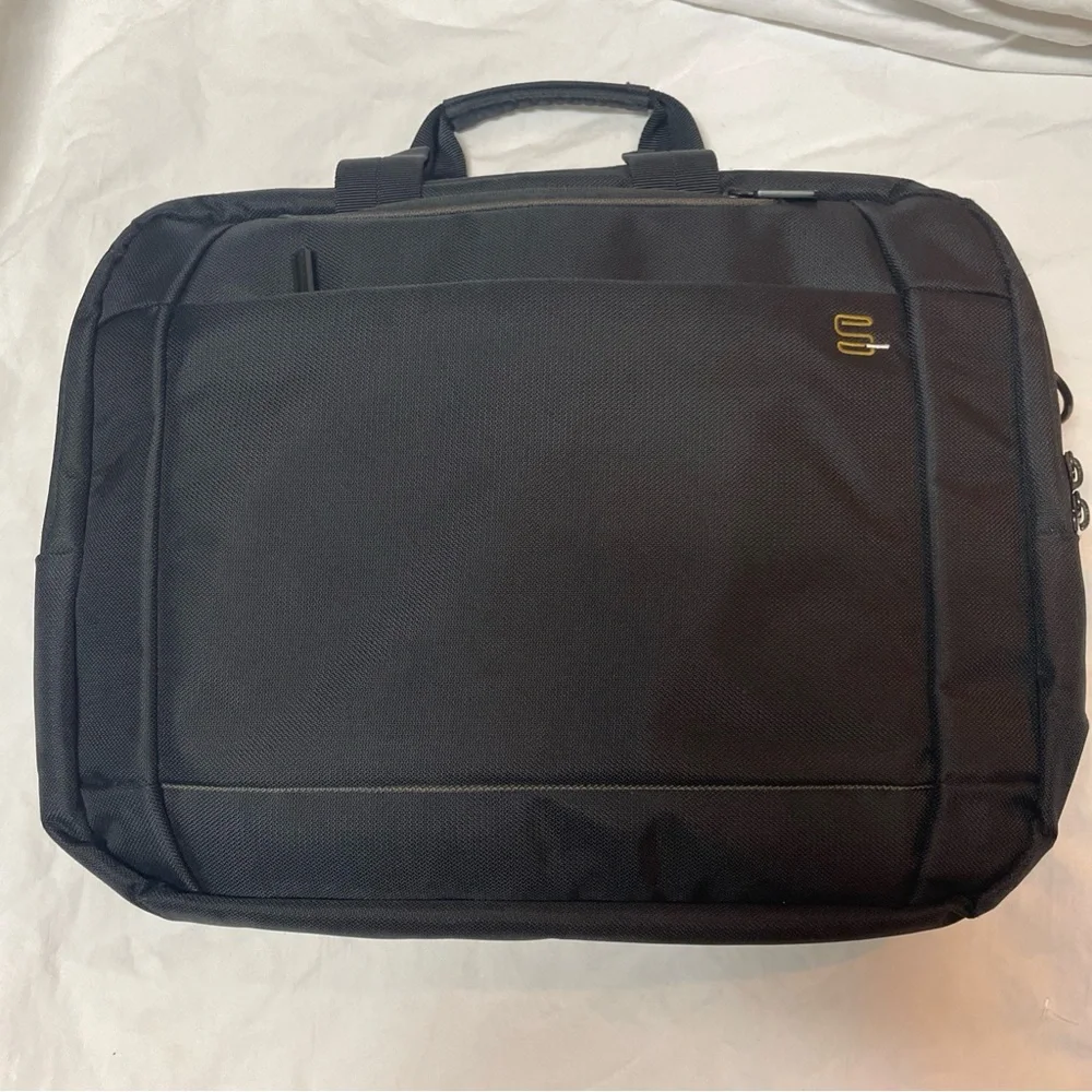 Sumdex Core Classic Laptop Briefcase with Padded Compartment And Backpack Straps